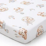 Prześcieradła dla dzieci - Prześcieradło Jersey Z Gumką 120x60 Do Łóżeczka - miniaturka - grafika 1