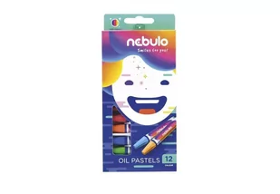 Pastele olejne 12 kolorów NEBULO - Przybory szkolne - miniaturka - grafika 1
