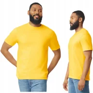 Koszulki męskie - T-shirt Koszulka Męska Bawełna SOFTSTYLE Gildan GI64000 ŻÓŁTY Daisy 3XL - miniaturka - grafika 1