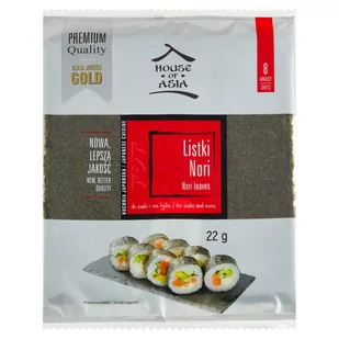 House of Asia - Sushi Nori Liście alg morskich - Kuchnie świata - miniaturka - grafika 1