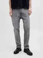 Spodnie męskie - Jack & Jones Dżinsy "Clark" - Regular fit - w kolorze szarym - miniaturka - grafika 1