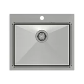 Zlewozmywaki - Quadron Zlewozmywak stalowy Gino 60 5904310998703 - miniaturka - grafika 1