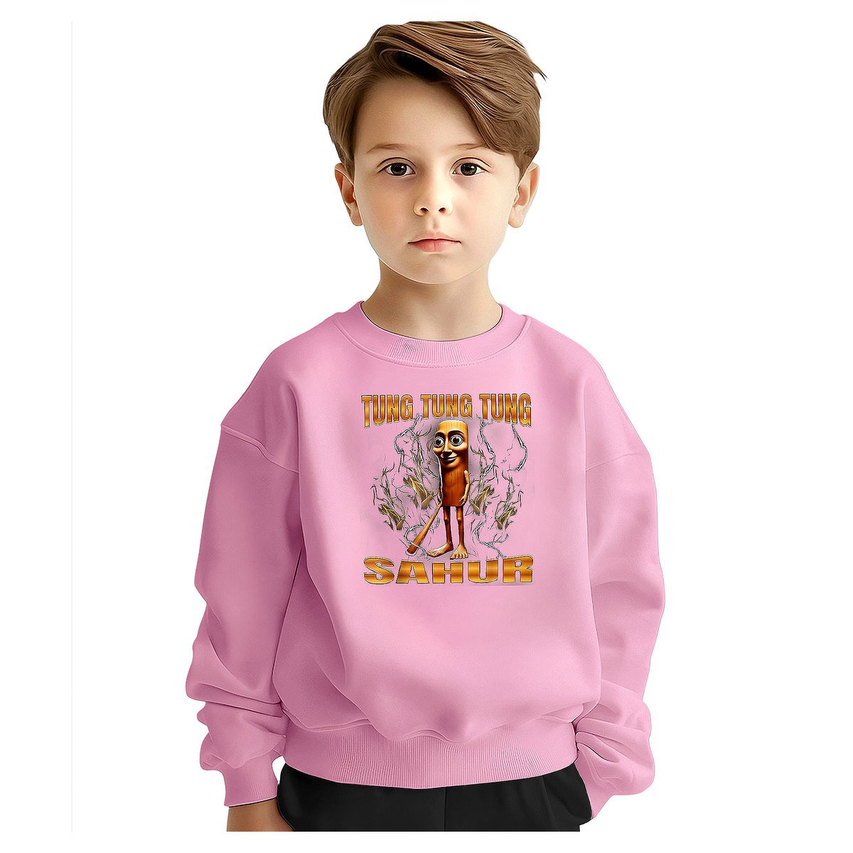 BLUZA DZIECIĘCA ITALIAN BRAINROT TUNG SAHUR 134-140 DLA CHŁOPCA DZIEWCZYNKI