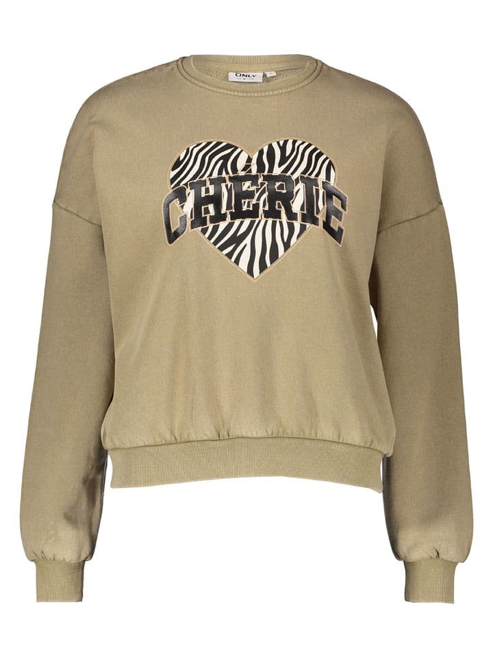 ONLY Bluza w kolorze beżowym