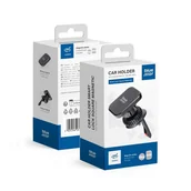 Uchwyty samochodowe do telefonów - BLUE STAR magnetyczny uchwyt samochodowy SMART LOCK SQUARE MAGNETIC do kratki wlotu czarny - miniaturka - grafika 1