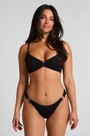 Stroje kąpielowe - Hunkemöller Figi od bikini Cabo z wysokim stanem Czarny - miniaturka - grafika 1