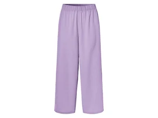 esmara® Spodnie damskie z szerokimi nogawkami (Fioletowy, L(44/46)) - Spodnie damskie esmara® Spodnie damskie z szerokimi nogawkami (Fioletowy, L(44/46)) - Spodnie damskie - miniaturka - grafika 1