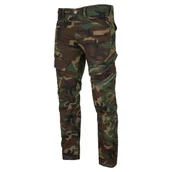 Odzież taktyczna i umundurowanie - Spodnie BRANDIT Adven Slim Fit Trousers Woodland - miniaturka - grafika 1