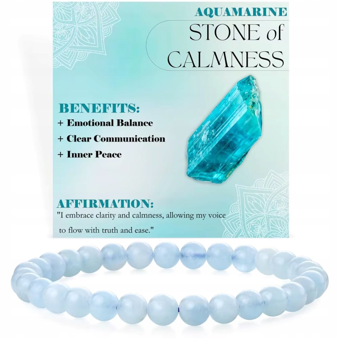 Bransoletka z Kamieni Naturalnych Przyciągająca Spokój i Równowagę