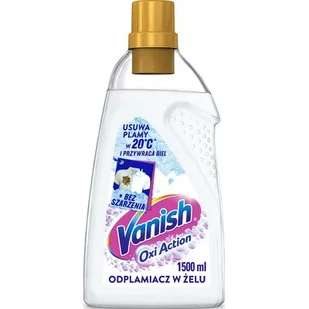 Odplamiacz do prania VANISH Oxi Action Biały 1500 ml - Środki do prania - miniaturka - grafika 1