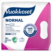 Podpaski - Vuokkoset White, podpaski bez skrzydełek, Normal, 14 sztuk - miniaturka - grafika 1