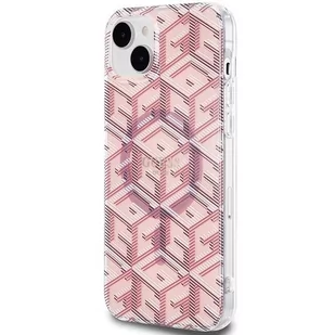 Etui Guess GUHMP15MHGCUSTGP Apple iPhone 15 Plus / 14 Plus hardcase IML GCube MagSafe różowy/pink - Etui i futerały do telefonów - miniaturka - grafika 3