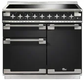 Kuchenki elektryczne - Kuchnia z płytą indukcyjną FALCON Elise 100 Czarny Charcoal szczotkowany nikiel - miniaturka - grafika 1