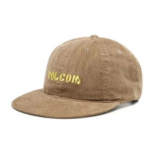 VOLCOM Czapka z daszkiem Gus Cord D5512207 Dark Khaki - Czapki damskie - miniaturka - grafika 1