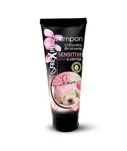 FREXIN FREXIN Szampon + Odżywka 2w1 SENSITIVE dla szczeniąt -rose&cotton 220g [25450] - Szampony i odżywki dla psów - miniaturka - grafika 1