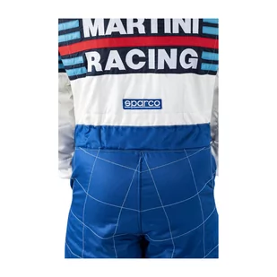 Kombinezon wyścigowy Sparco COMPETITION MARTINI RACING niebieski (FIA) - Odzież do sportów motorowych - miniaturka - grafika 3