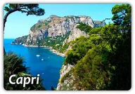 Magnesy - CAPRI - Wyspa - Morze - Włochy - Magnes na lodówkę - miniaturka - grafika 1