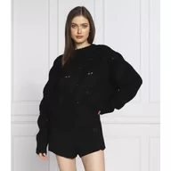 Swetry damskie - Silvian Heach Sweter | Oversize fit | z dodatkiem wełny - miniaturka - grafika 1