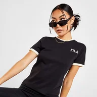 Koszulki i topy damskie - FILA T-SHIRT SLIM RINGER T BLK/WH - Fila - miniaturka - grafika 1