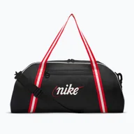 Torebki damskie - Torba treningowa damska Nike Gym Club Retro 24 l black/university red/sail WYSYŁKA W 24H 30 DNI NA ZWROT - miniaturka - grafika 1
