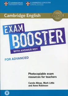 Cambridge English Exam Booster with answer key for advanced Cambridge University Press - Książki do nauki języka angielskiego - miniaturka - grafika 1