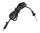 Kable komputerowe i do monitorów - Quer KOM0264 Wtyk 4,8/1,7 (18.5V/4.9A) sieciowy z kablem do montażu Quer LEC-KOM0264 - miniaturka - grafika 1