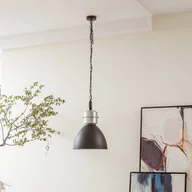 Lampy sufitowe - Lampa wisząca Lucande Kaeloria, czarny/srebrny, aluminium, Ø 35 cm - miniaturka - grafika 1