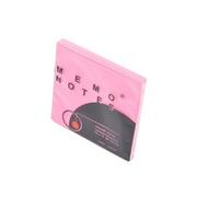 Gadżety  do biura - Memo notes 75x75 mm, 80 kartek, różowy brilliant - miniaturka - grafika 1