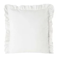 Poszewki na poduszki - Euro Firany Poszewka 45 x 45 Eurofirany Velvet 25/L Biały 1217089 - miniaturka - grafika 1