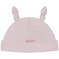 Czapki dla dzieci - Czapka Boss J91146 Pink Pale 44L - miniaturka - grafika 1