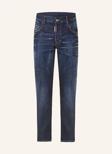 dsquared2 Jeansy Skater Extra Slim Fit blau - Moda i Uroda OUTLET - miniaturka - grafika 1