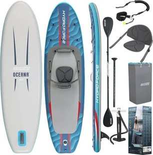 Bestway Zestaw Deska SUP z oparciem Hydro-Force 2w1 305cmx84cmx15cm 6532B EDUKAMP - Zabawki i gry sportowe - miniaturka - grafika 1