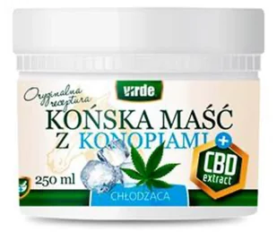 KOŃSKA MAŚĆ z konopiami i CBD chłodząca 250ml VIRDE - Żele i maści lecznicze - miniaturka - grafika 1
