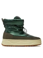 Śniegowce damskie - Pepe Jeans Śniegowce PLS50554 Zielony - miniaturka - grafika 1