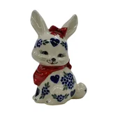 Wielkanoc - Ceramiczne zajączek Daisy Ceramika Bolesławiec - miniaturka - grafika 1