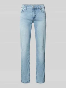 Jeansy o kroju slim fit z 5 kieszeniami model ‘LOOM’ - Spodnie męskie - miniaturka - grafika 1