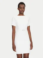 Sukienki - Fracomina Sukienka koktajlowa FS25SD1006W42901 Biały Regular Fit - miniaturka - grafika 1