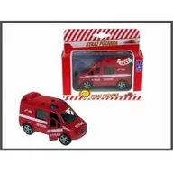 Samochody i pojazdy dla dzieci - Hipo Van Straż 11cm z głosem WB - miniaturka - grafika 1
