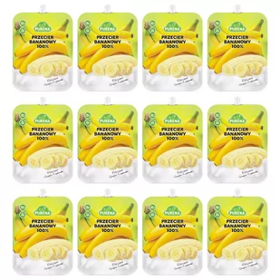 Zestaw 12x Mus Przecier Purena Banan Naturalny - Soki i napoje niegazowane - miniaturka - grafika 1