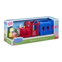 Tm Toys PEPPA Pociąg z wagonikiem + figurki - Samochody i pojazdy dla dzieci - miniaturka - grafika 3