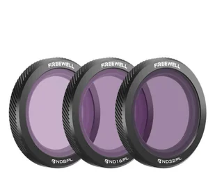 Freewell Zestaw filtrów ND-PL 8/16/32 do DJI NEO - Akcesoria do drona - miniaturka - grafika 1