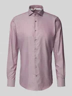 Koszule męskie - Koszula biznesowa o kroju slim fit z kołnierzykiem typu cutaway - miniaturka - grafika 1