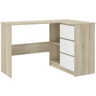 Biurka - Meble Biurko Narożne Komputer Prawe Sonom Mix N-4P - miniaturka - grafika 1