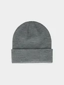 Czapki męskie - 4F Czapka zimowa uniseks - szara Uniwersalny - miniaturka - grafika 1
