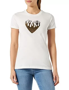 Koszulki i topy damskie - Pinko Damska koszulka Tolmezzo marki Cot, Z07_biały jedwab, L - grafika 1