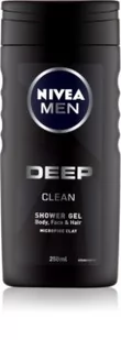 Nivea MEN Żel pod prysznic Deep 250 ml - Żele pod prysznic dla mężczyzn - miniaturka - grafika 1