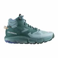 Buty trekkingowe damskie - Buty Salomon Predict Hike Mid GTX W Stone Blue - miniaturka - grafika 1