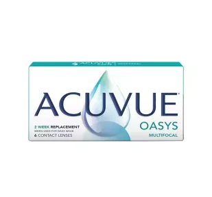 Johnson & Johnson Acuvue Oasys Multifocal 6 szt. Soczewki dwutygodniowe (-6.50 dpt, Addition HIGH (2.00 - 2.50) & BC 8.4), z ochroną UV - Soczewki kontaktowe - miniaturka - grafika 1