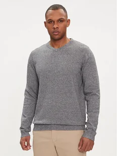 Jack&Jones Sweter 12137194 Granatowy Regular Fit - Swetry męskie - miniaturka - grafika 1
