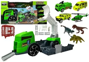 Zestaw Ciężarówka z Dinozaurami Transporter - Samochody i pojazdy dla dzieci - miniaturka - grafika 1